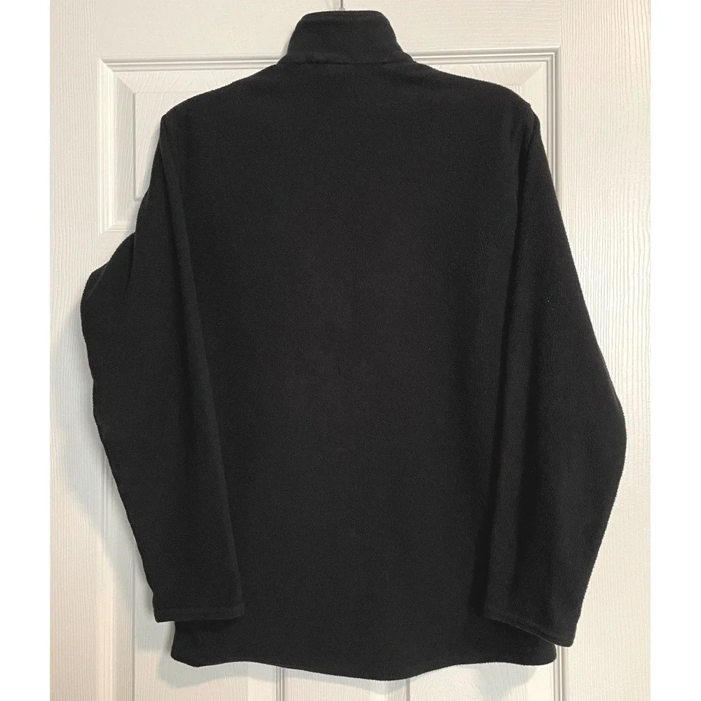 Vintage Patagonia Capilene Fleece Pullover Mens Small Black 1/4 Zip Made in‎ USA